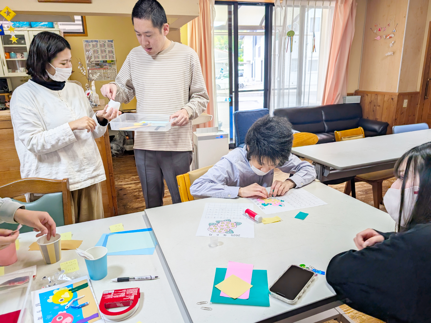 6月カレンダー作り