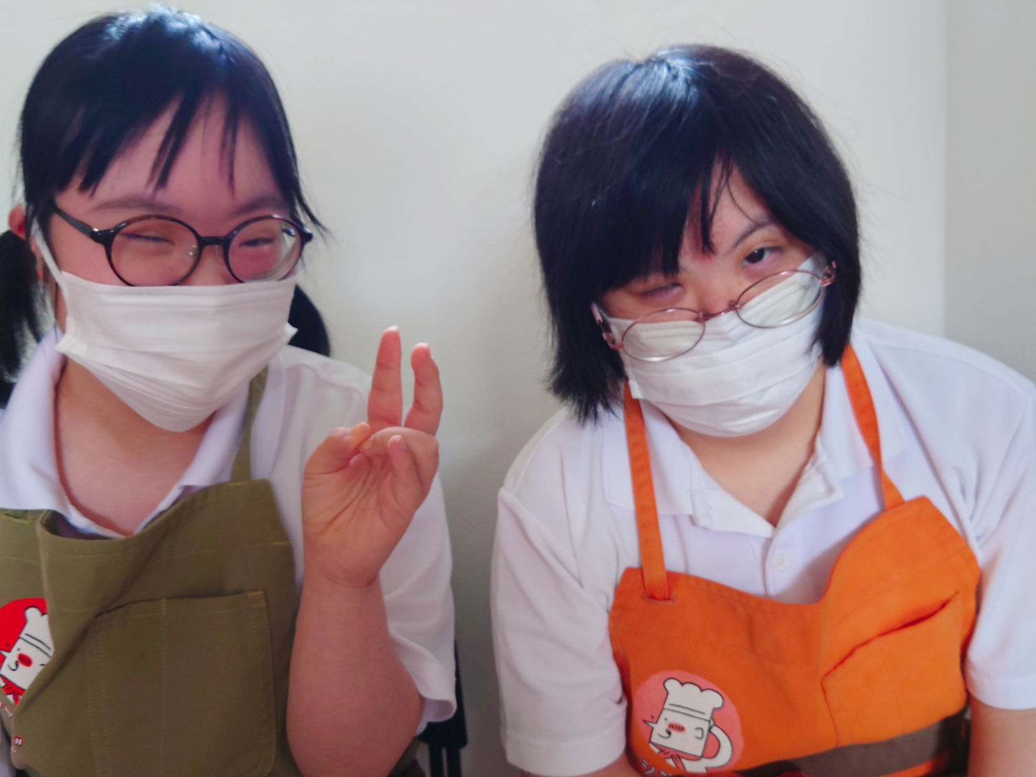 カフェでの様子